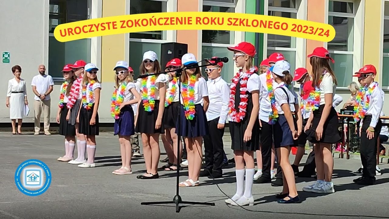 Uroczystość zakończenia roku szkolnego 2023/2024 - Publiczna Szkoła Podstawowa nr 3 w Dębicy