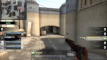 ESEA Pug Ace(1v4) Dust 2 Pistol