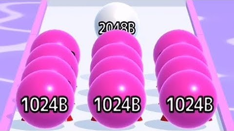 Ball Run 2048 Infinity Mode Gameplay Part 998