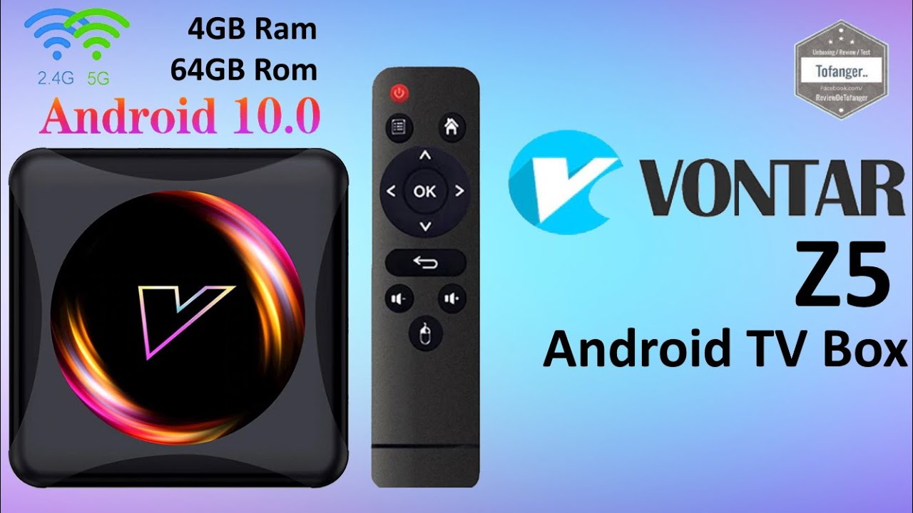 VONTAR Z5 Smart TV Box Android 10 - 4GB 64GB - Rockchip RK3318