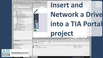 How to Insert and Network a Drive into TIA Portal project | Part #1 | In hindi | AEAB