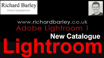 Adobe Lightroom - Creating a new Catalogue