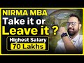 NIRMA University MBA ROI Placements Fee Should I Apply Or Not 