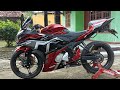 kesabaran yg membuah kan hasil ☺️ old Vixion lgi . R25 mix . custom by Ade Kosasih