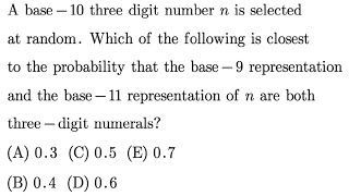 American Math Competition 10A | 2003 Problem 20 | Probability