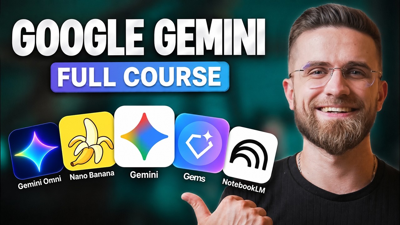 FULL Gemini Course for Beginners in 2026! (Become a PRO!)