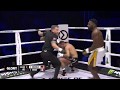 Glory 64 cedric doumbe runs out of the ring