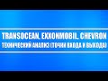 Transocean, ExxonMobil, Chevron // Технический анализ (точки входа и выхода).