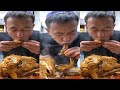 ASMR LAMB HEAD WITH SPICY GARLIC SAUCE MUKBANG