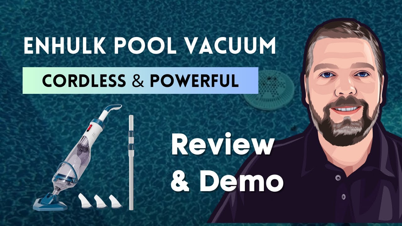 Enhulk Cordless Pool Vacuum Cleaner Review and Demo YouTube