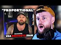 Shocked british guy reacts to the fat electrician  america obliterates irans navy in 8 hours