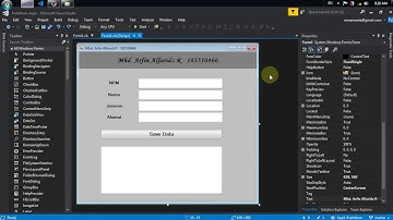 Membuat Data Entry Mahasiswa Menggunakan Visual Studio