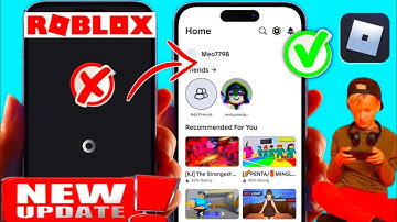 How to fix black screen on Roblox Mobile 2025 | Roblox Black Screen Error Problem Solved