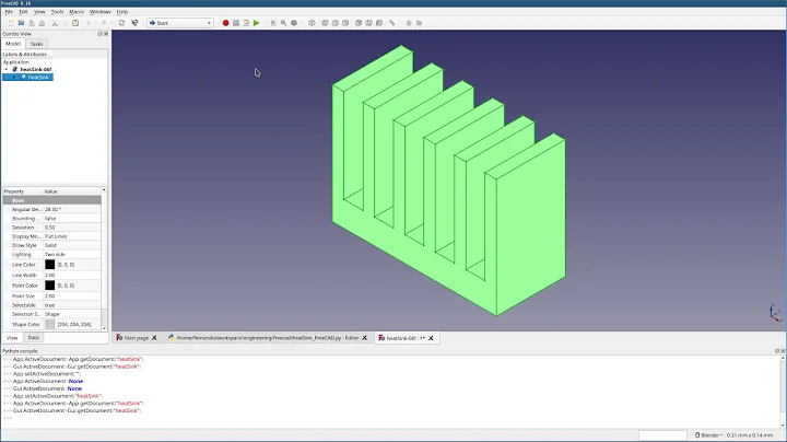 Automation of a Heat Sink Design with Python and FreeCAD