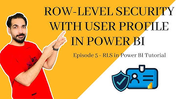 How to apply Row-Level Security with user profiles in Power BI? |RLS Tutorial Ep5 |BI Consulting Pro