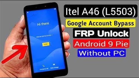 Itel A46 Frp/Google Account Bypass||Without Pc||Without App||Letest Method||2023||1000% Working✅