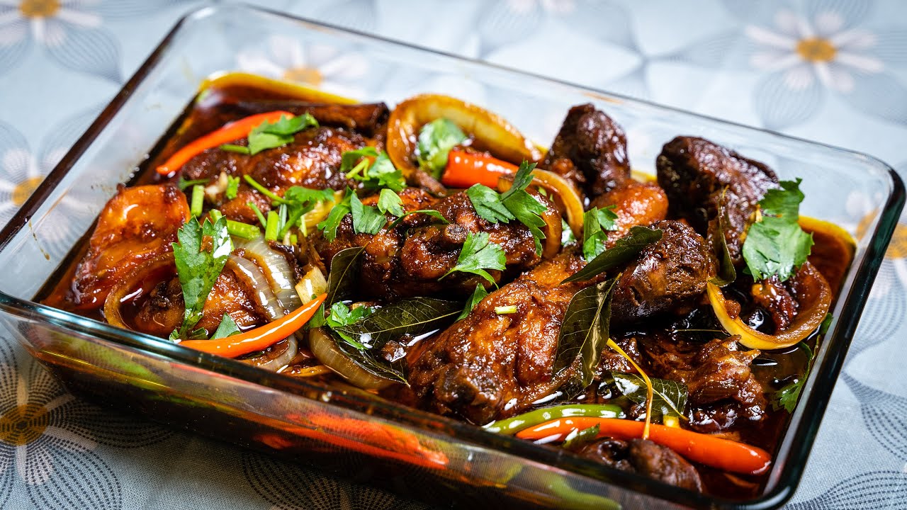 Ayam Masak Kicap Berempah Special Ramadan - YouTube