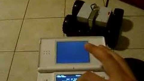 wifibot robot control using a Nintendo DS