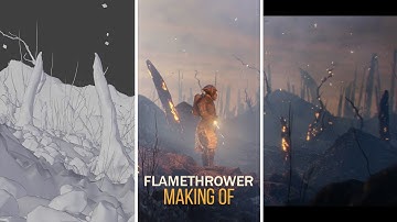 Flamethrower Making of | Gravity Sketch | Blender | After Effects