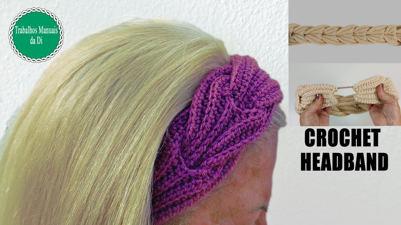 Повязка на голову крючком (с субтитрами)