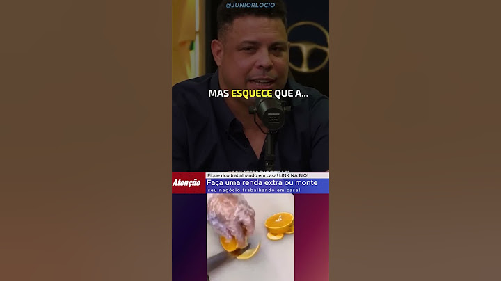 Ninguém te dá nada de presente - Ronaldo Fenômeno e Galvão Bueno