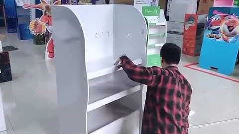 Custom Eco Cardboard counter display racks packaging