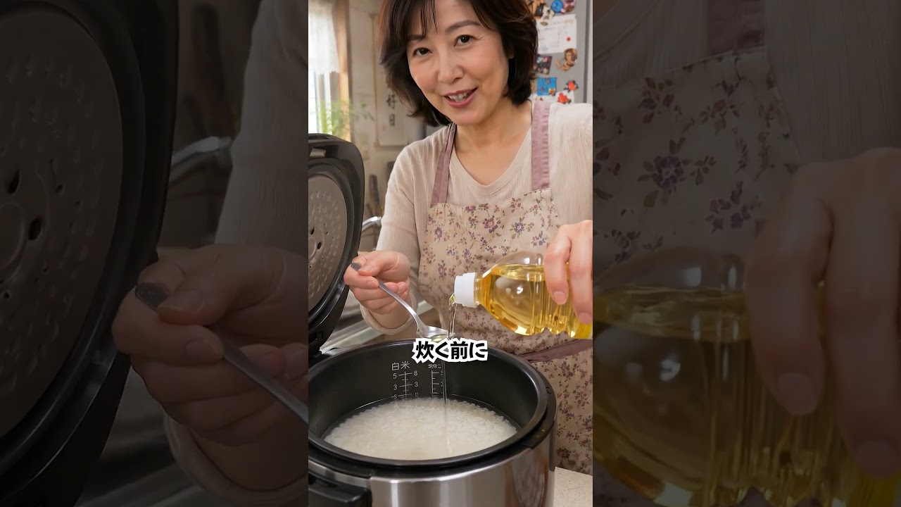 お弁当のご飯、そのまま炊かないでください。これを加えるだけで冷めても絶対にくっつかない食感が生きたご飯になります。
