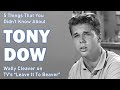 5 Things that You Didn't Know about Leave It To Beaver's Tony Dow