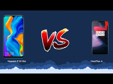 Huawei P30 lite vs OnePlus 6   - Phone battle!