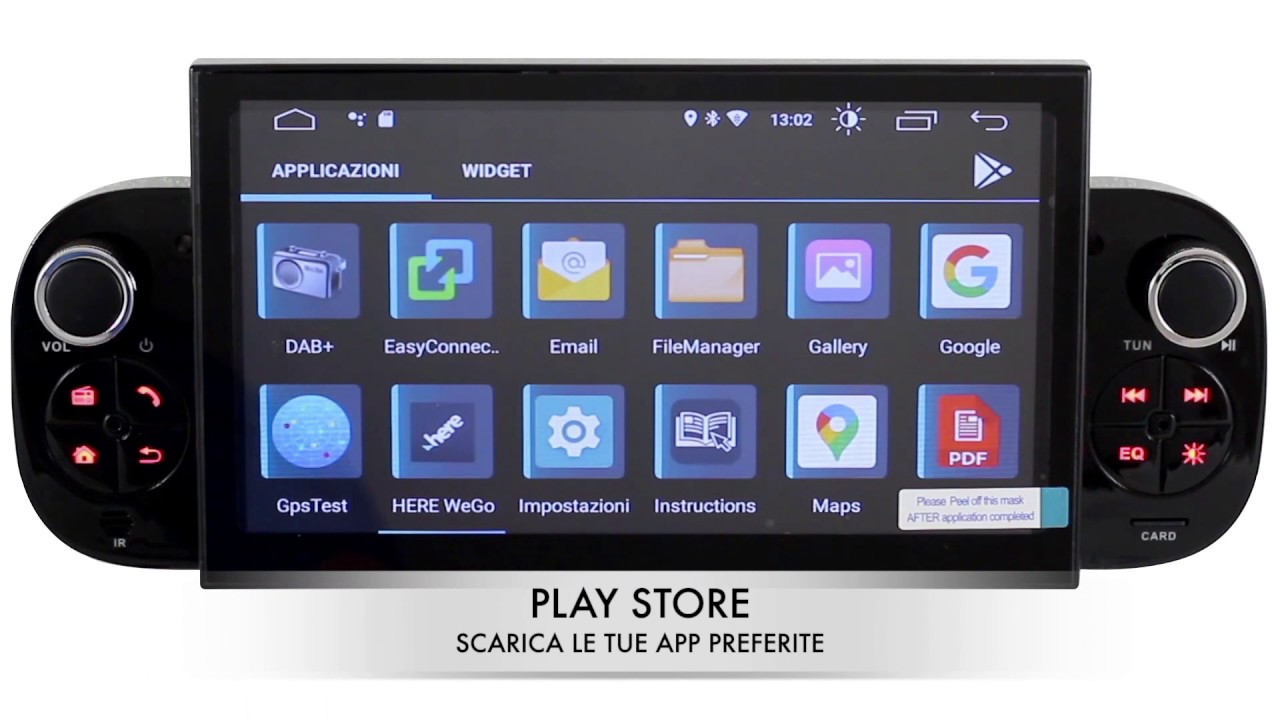 Costum fit Autoradio für FIAT Panda Android GPS Bluetooth WiFi Dab USB Full  HD Touchscreen Display 7 Easyconnect 8-Kern-Prozessor Sprachbefehle :  : Elektronik & Foto