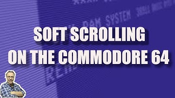 Zacht scrollen in de C64-tekstmodus