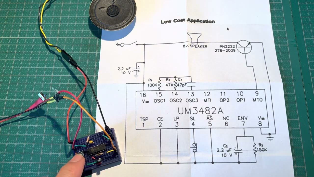 UM3482A - melody - IC, 12 songs