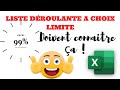 Comment faire des listes déroulantes dynamiques sur Excel!