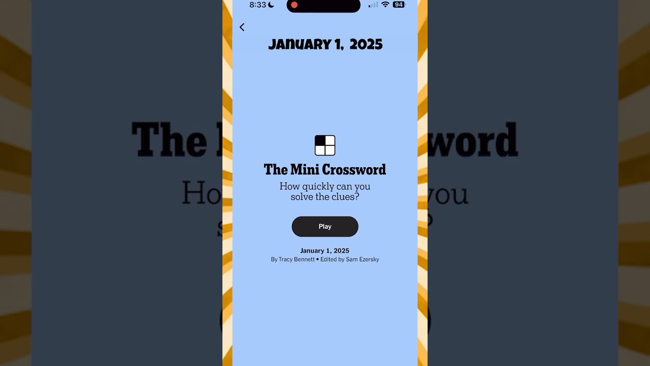 NYT Mini X Word 1 1 25 nytcrosswordanswers YouTube NYT Mini X Word 1 1 25 nytcrosswordanswers YouTube