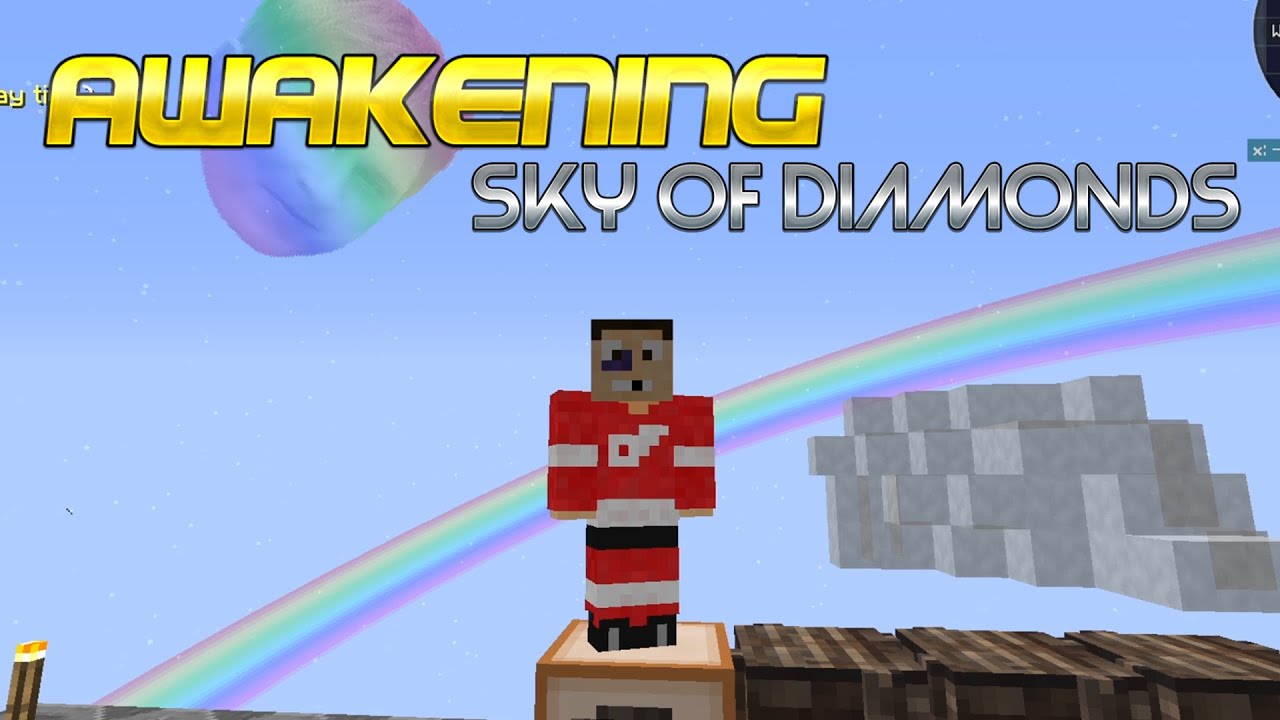 Awakening Sky of Diamonds EP1; Modded Minecraft Skyblock YouTube