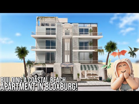 Building a Coastal Beach Apartment in Bloxburg | Part 1: Exterior ♡