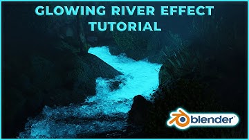 Blender 3.6 Tutorial - Creating a Glowing River Effect #blendertutorial