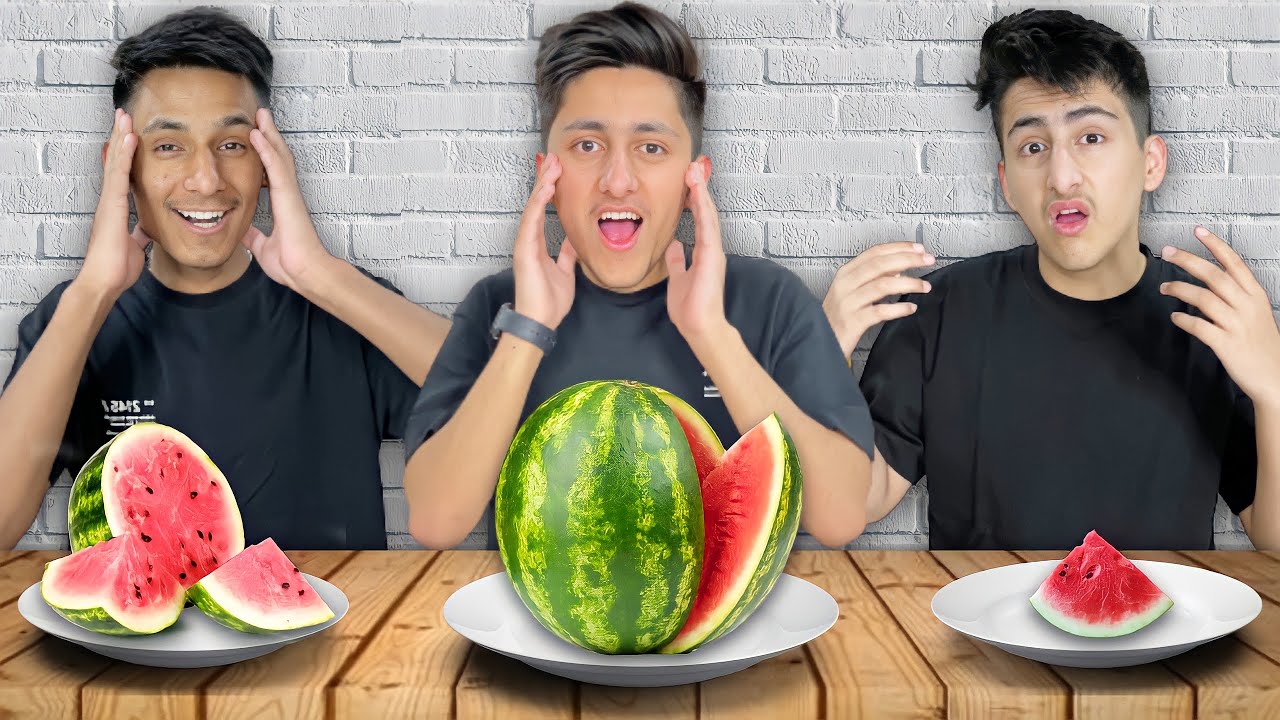 Small Medium Or Large Food Challenge !😍 - YouTube