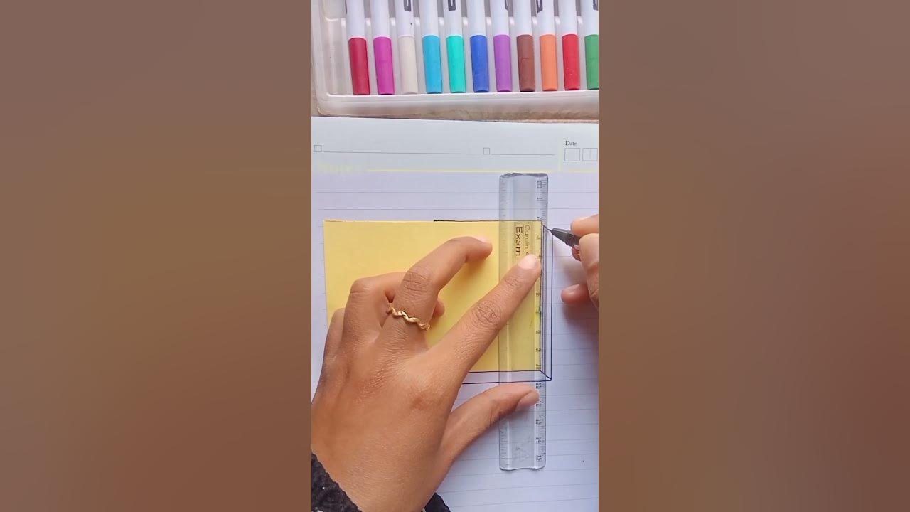 use of sticky notes 😍😍 how to use sticky notes shorts craft 