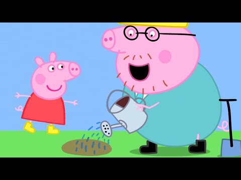 MAKING A MUDDY PUDDLE WITH DADDY PIG