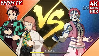 Maskless Sabito vs Upper Rank 3 Akaza (Hardest AI) - Demon Slayer - Kimetsu no Yaiba
