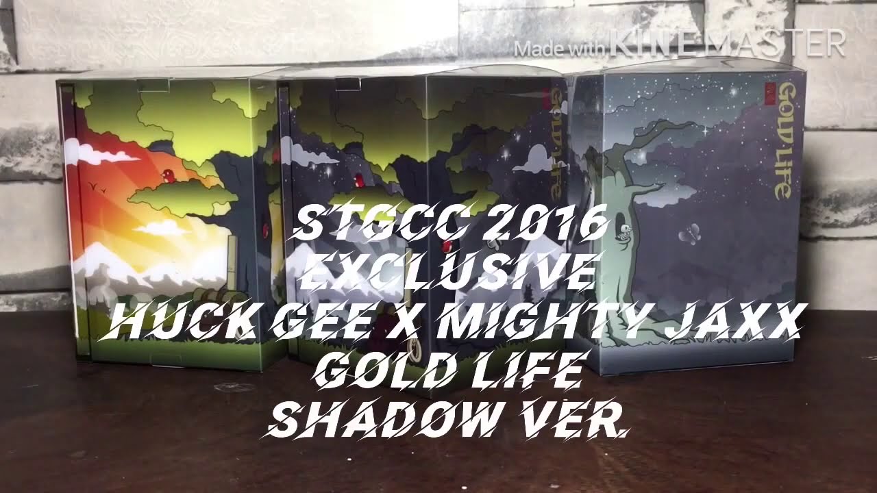 Huck Gee X Mighty Jaxx - STGCC exclusive Gold Life Shadow ver.
