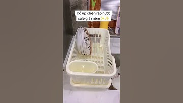 Bộ khay rổ úp chén bát nhựa 45x28x17cm - Khay hứng thoát nước, đựng dĩa, ống cắm dao đũa muỗng