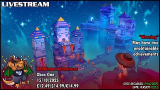 Livestream - Rabbiman Adventures (Xbox One, Steam) - #RabbimanAdventures