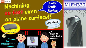 NS TOOL Machining: Why does MLFH330 machine so efficiency even on plane surface?