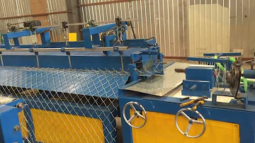 high speed chain link machine working video