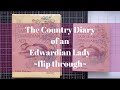 The Country Diary of an Edwardian Lady by Edith Holden flip through for Junk Journals