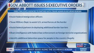 Gov. Abbott issues 5 orders to assist securing Border