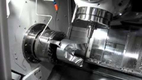 Demonstration showing Edgecam 5 Axis scanning capability on Nozzle