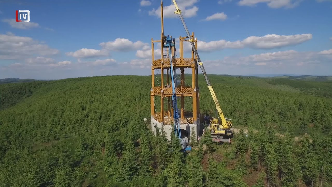 [5/26] Na rozhľadni v Levočských vrchoch stavajú ďalšie 2 poschodia (28. 06. 2022)